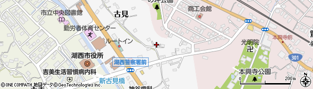 静岡県湖西市古見1022周辺の地図
