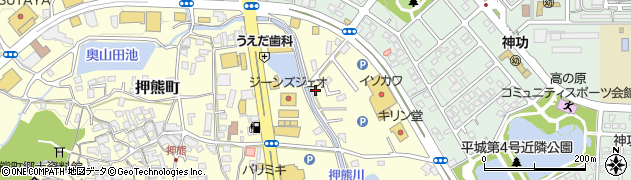 奈良県奈良市押熊町884周辺の地図
