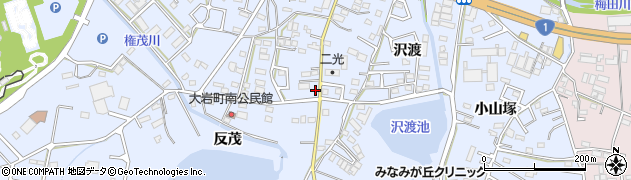 愛知県豊橋市大岩町（荒古）周辺の地図
