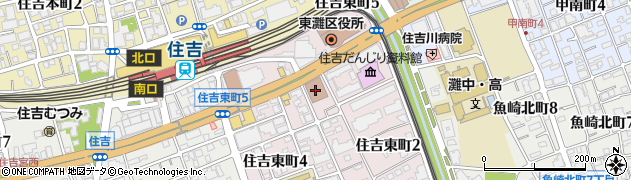 ゆうちょ銀行東灘店 ＡＴＭ周辺の地図