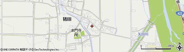 三重県伊賀市猪田5667周辺の地図