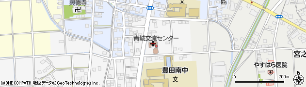 磐田市役所交流センター　青城交流センター周辺の地図