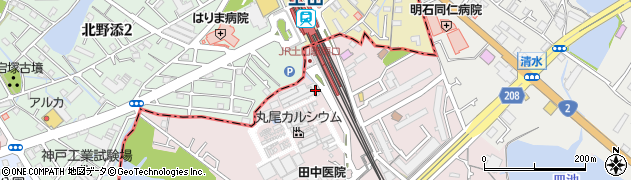 土山駅東自転車駐車場周辺の地図