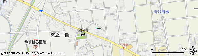 静岡県磐田市宮之一色343周辺の地図