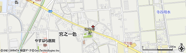 静岡県磐田市宮之一色169周辺の地図