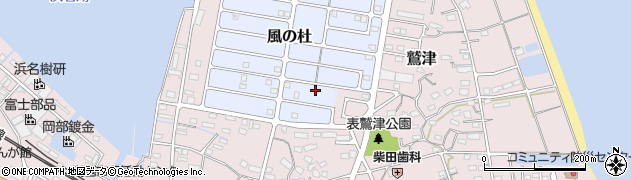 静岡県湖西市風の杜26-6周辺の地図