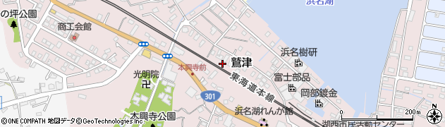 静岡県湖西市鷲津407周辺の地図