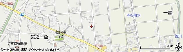 静岡県磐田市宮之一色218周辺の地図