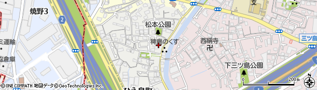 大阪府門真市ひえ島町10周辺の地図