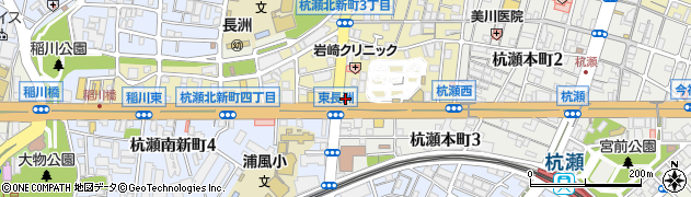 すき家２国尼崎杭瀬店周辺の地図