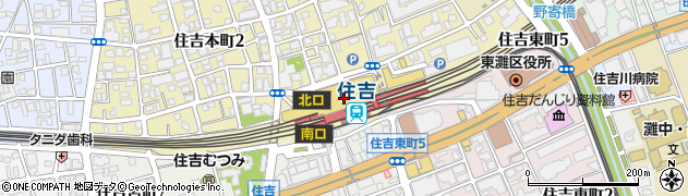 ＪＲ西日本アーバン開発株式会社　リブ周辺の地図