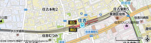 神戸市立駐輪場ＪＲ住吉駅前北自転車駐車場周辺の地図
