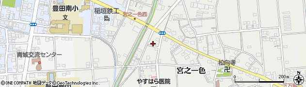 静岡県磐田市宮之一色655周辺の地図