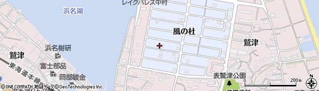 静岡県湖西市風の杜23-6周辺の地図
