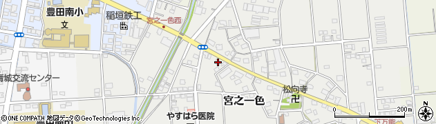 静岡県磐田市宮之一色797周辺の地図