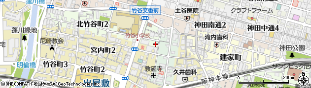 竹谷東公園周辺の地図