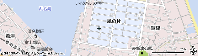 静岡県湖西市風の杜23-5周辺の地図