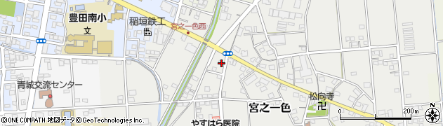 静岡県磐田市宮之一色659周辺の地図