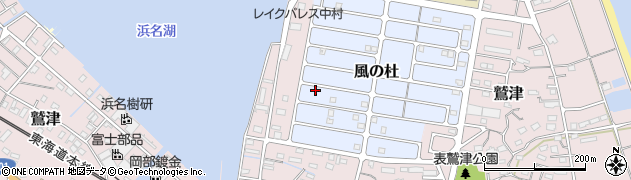 静岡県湖西市風の杜23-3周辺の地図