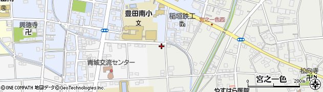 静岡県磐田市宮之一色1011周辺の地図