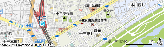 エグゼ北大阪管理室周辺の地図