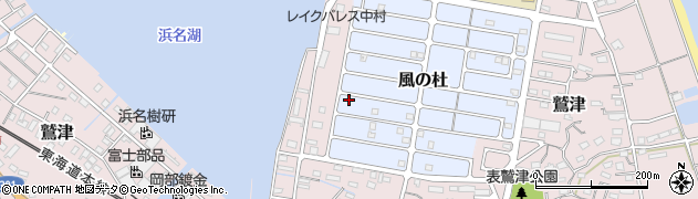 静岡県湖西市風の杜23-2周辺の地図