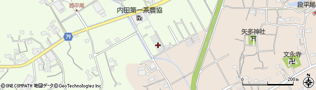 静岡県菊川市中内田6828周辺の地図