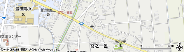 静岡県磐田市宮之一色39周辺の地図