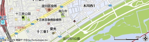 城野寝具株式会社周辺の地図