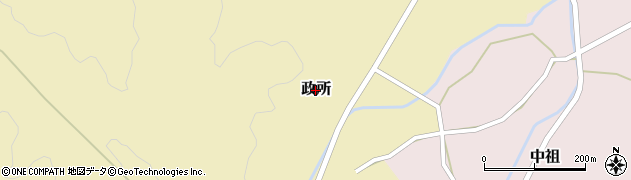 広島県北広島町（山県郡）政所周辺の地図