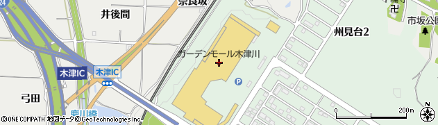 ケンタッキーフライドチキンガーデンモール木津川店周辺の地図