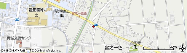 静岡県磐田市宮之一色658周辺の地図