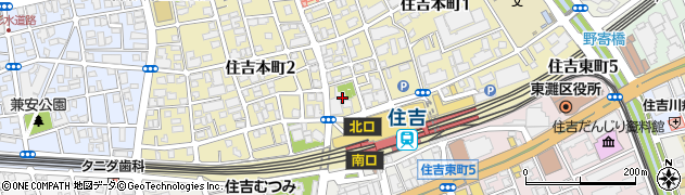 兵庫県神戸市東灘区住吉本町1丁目3-19周辺の地図