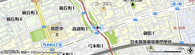 兵庫県神戸市東灘区御影3丁目3周辺の地図