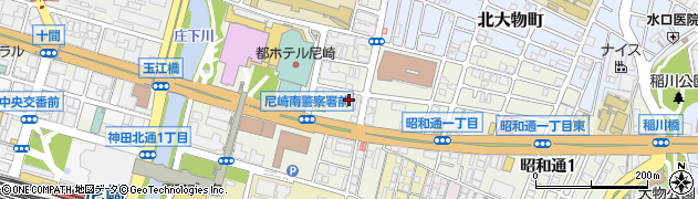 トヨタレンタリース兵庫尼崎店周辺の地図