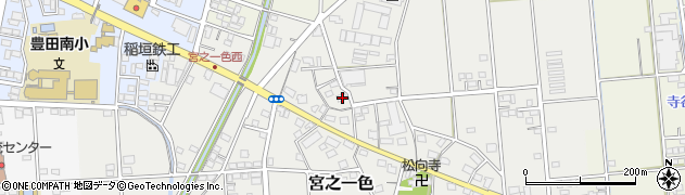静岡県磐田市宮之一色48周辺の地図