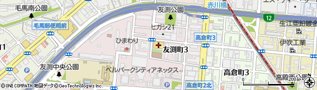 ジャパン　都島店周辺の地図