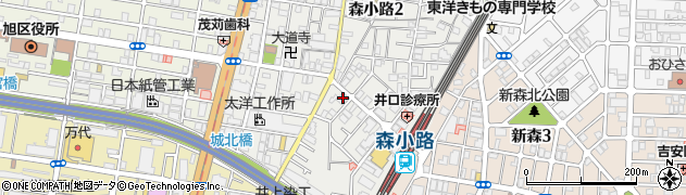 株式会社リヴィックス大阪周辺の地図