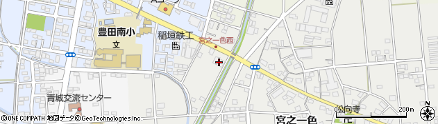 静岡県磐田市宮之一色1139周辺の地図
