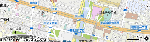 兵庫県信用保証協会阪神事務所周辺の地図