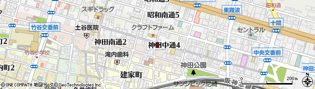 ゲオモバイル　尼崎中央商店街店周辺の地図