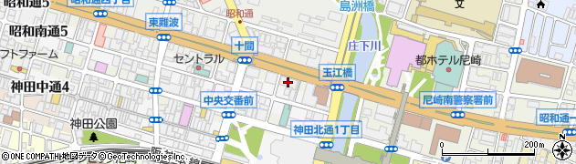 三井住友銀行尼崎支店周辺の地図