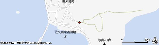 愛知県西尾市一色町佐久島東屋敷28周辺の地図