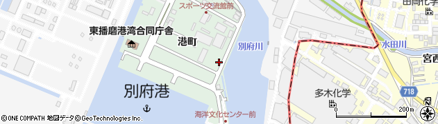 兵庫県加古川市別府町港町2周辺の地図