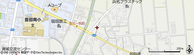 静岡県磐田市宮之一色30周辺の地図