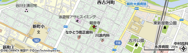 慈眼院観音寺周辺の地図