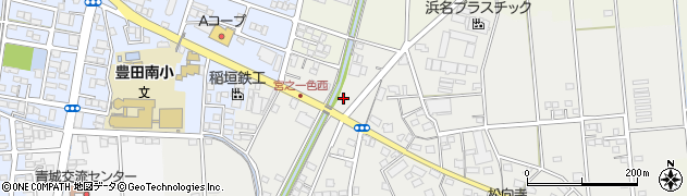 静岡県磐田市宮之一色5周辺の地図