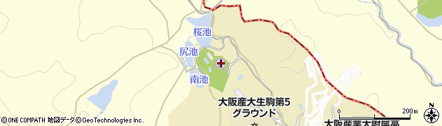 大阪府大東市龍間1846周辺の地図