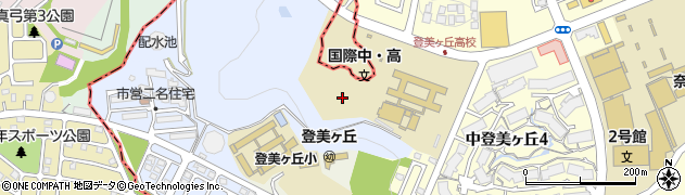 奈良県奈良市二名町周辺の地図