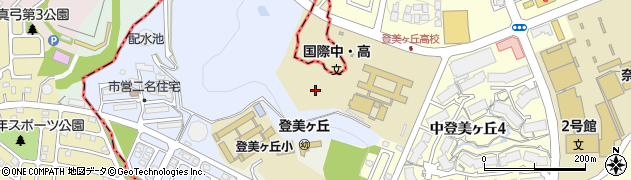 奈良県奈良市二名町周辺の地図